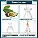 Empty Glass Diffuser Bottle for Aromatherapy&nbsp;AJEW-WH0752-132-3