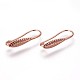 Brass Earring Hooks&nbsp;KK-L177-26-2