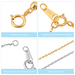 4Pcs 2 Colors 925 Sterling Silver Chain Extenders&nbsp;STER-HY0001-04