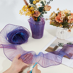 5M Ruffled Polyester Ribbons&nbsp;SRIB-OC0001-10A