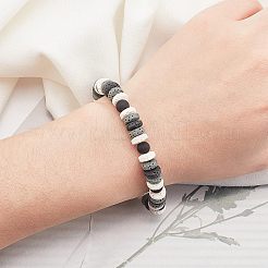 3 Strands 3 Colors Natural Lava Rock Beads Strands&nbsp;G-OC0002-83