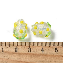 Handmade Foil Lampwork Bumpy Beads Strands&nbsp;FOIL-Z001-05F