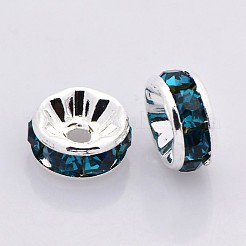 Brass Rhinestone Spacer Beads&nbsp;RB-A014-Z10mm-06S-NF