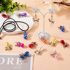 Angel Acrylic Imitation Pearl Pendants&nbsp;PALLOY-TAC0047