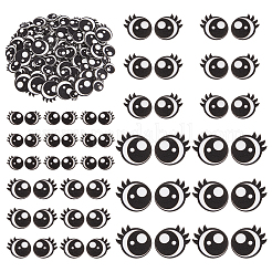 2 Bagds Oval Felt Craft Doll Eye&nbsp;DIY-FG0010-04B