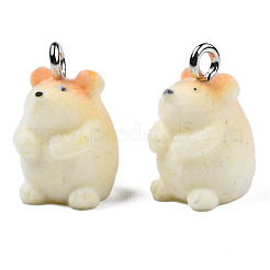 Flocky Resin Pendants&nbsp;RESI-N032-07