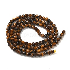 Natural Tiger Eye Beads Strands&nbsp;G-A129-3mm-C02