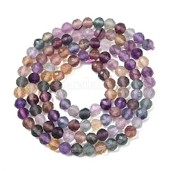 Natural Colorful Fluorite Beads Strands&nbsp;G-C261-A01-4mm