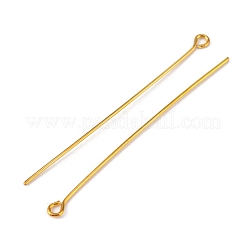 Golden Plated Brass Eye Pin for Jewelry Making&nbsp;X-EPC5.0cm-G