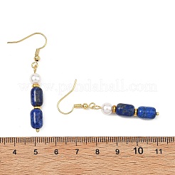 女性用宝石ダングルイヤリング  コラム  51x6mm&nbsp;EJEW-JE07211