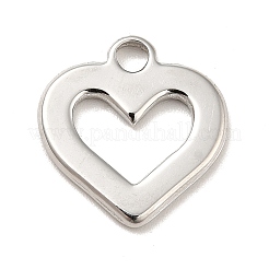 Non-Tarnish 304 Stainless Steel Pendants Rhinestone Setting&nbsp;STAS-A066-04P