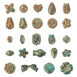 100G 2 Colors Opaque Acrylic Beads&nbsp;OACR-TA0003-30
