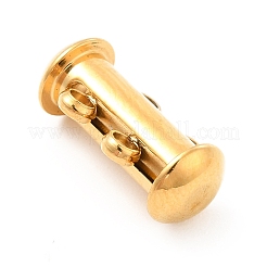 Ion Plating(IP) 304 Stainless Steel Slide Lock Clasps&nbsp;STAS-G071-51G