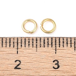 Brass Open Jump Rings&nbsp;X-KK-N254-45A-G