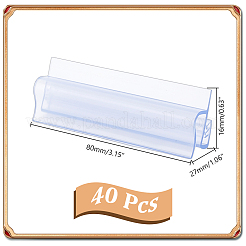 Plastic Advertising Clip Holder&nbsp;DIY-WH0008-12