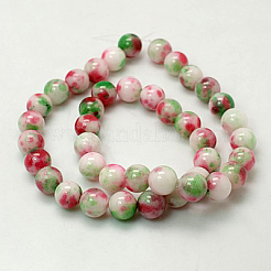 Jade Beads Strands&nbsp;G-D264-6mm-XH01