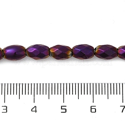 Electroplated Strong Magnetic Synthetic Hematite Beads Strands&nbsp;G-P518-02B