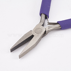 研磨ペンチ  ジュエリー製造用品用フラットノーズプライヤー  ミッドナイトブルー  12x7.3x0.9cm&nbsp;PT-L004-33