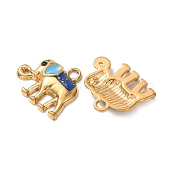 304 Stainless Steel Enamel Pendants&nbsp;STAS-Z193-12G-01A