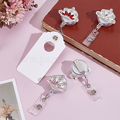 4Pcs Crown Badge Reel&nbsp;HJEW-NB00313