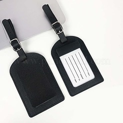 CutHollow 4Pcs PU Leather Luggage Tag&nbsp;OFST-CL0001-01A-03