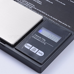 体重計デジタルポケットスケール  100g / 0.01g  デジタルグラムスケール  フードスケール  ジュエリースケール  バッテリーなし  ブラック  128.5x77x19.5mm&nbsp;TOOL-G015-04B