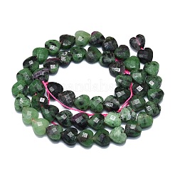 Natural Ruby in Zoisite Beads Strands&nbsp;G-K245-Q01-01