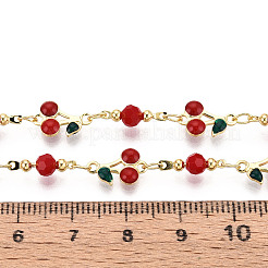 Handmade Brass Cherry Link Chains&nbsp;CHC-T017-11