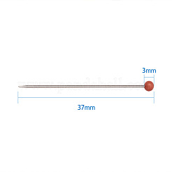 多色1箱の長さ37mmの丸いボールマップは、針のポイント  ミックスカラー  37mm  ピン：0.6mm  約250個/箱&nbsp;FIND-N0002-001-B