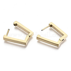 304 Stainless Steel Huggie Hoop Earrings&nbsp;STAS-R115-21G