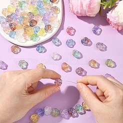 100Pcs 10 Colors Transparent Normal Glass Beads&nbsp;GLAA-YW0005-45