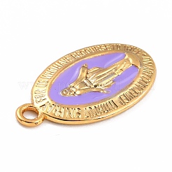 Golden Alloy Enamel Pendants&nbsp;KK-P197-16G