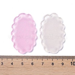 アクリルカボション  ヘアアクセサリー  オーバル  40x26x4.5mm&nbsp;MACR-M043-01E