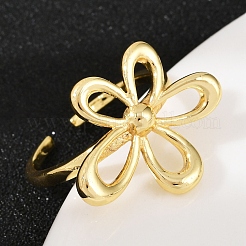 Brass Adjustable Cuff Rings&nbsp;RJEW-C139-01G