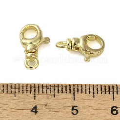 真鍮カニカン  ゴールドカラー  13x8x3.5mm  穴：1.8mm&nbsp;KK-B089-31G