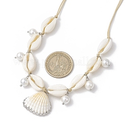 Natural Cowrie Shell Necklaces&nbsp;NJEW-TA00187
