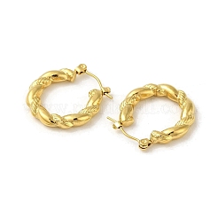 304 Stainless Steel Hoop Earrings for Women&nbsp;EJEW-B054-18G-01