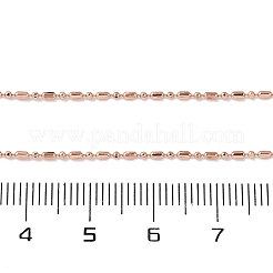 Brass Ball Chain Necklaces for Women&nbsp;NJEW-D302-32RG