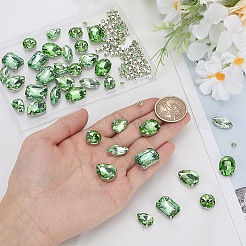 156Pcs 7 Styles Sew on Rhinestone&nbsp;DIY-SP0007-30F
