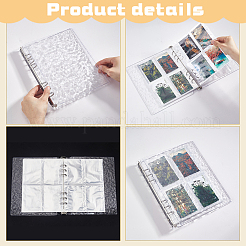 1 Bag Textured PP Plastic Photo Album with 10Pcs 4-Pocket Sleeves&nbsp;AJEW-GA0011-17