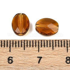 ガラス模造オーストリアクリスタルビーズ  オーバル  多面カット  ミックスカラー  8x6.5x3.5mm  穴：1.2mm&nbsp;GLAA-A021-02A