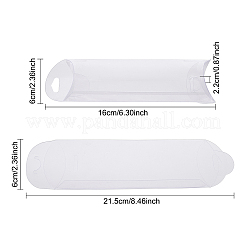 Transparent PVC Pillow Box&nbsp;CON-WH0076-92A