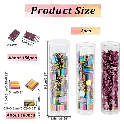 336Pcs 2 Size Glass Seed Beads&nbsp;SEED-NB0001-96