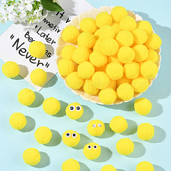 150Pcs Polyester Pom Pom Ball&nbsp;DIY-SC0031-33E