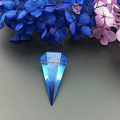 シリコンモールド  レジン型  UVレジン用  エポキシ樹脂ジュエリー作り  多面カット  コーン  ホワイト  23.5x39mm&nbsp;DIY-F040-02