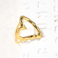 304 Stainless Steel Finger Rings for Women&nbsp;RJEW-Z110-06G-01