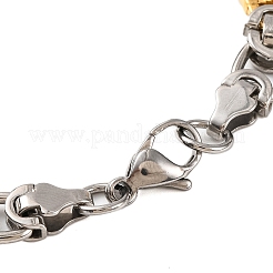 201 Stainless Steel Link Chain Bracelets&nbsp;BJEW-B078-141GP