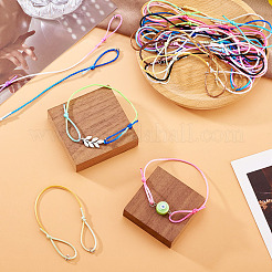 30Pcs 10 Colors Nylon Thread Cord Bracelets Making&nbsp;BJEW-TAC0039