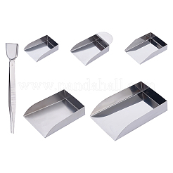 5Pcs 5 Styles Stainless Steel Bead Shovels&nbsp;TOOL-FG0001-43
