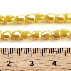 Electroplate Glass Beads Strands&nbsp;EGLA-D030-P4mm-B01